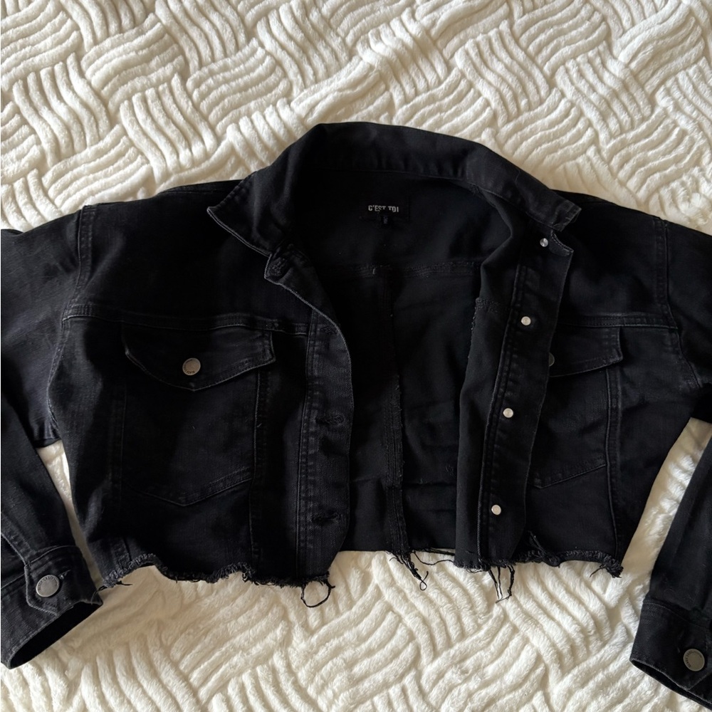 Cropped Jean jacket